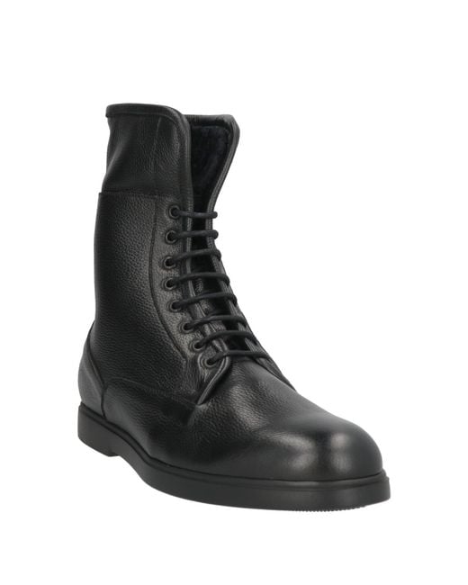 Baldinini Black Ankle Boots Leather for men