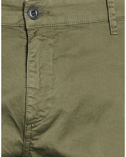 Lyle & Scott Green Shorts & Bermuda Shorts Cotton, Elastane for men