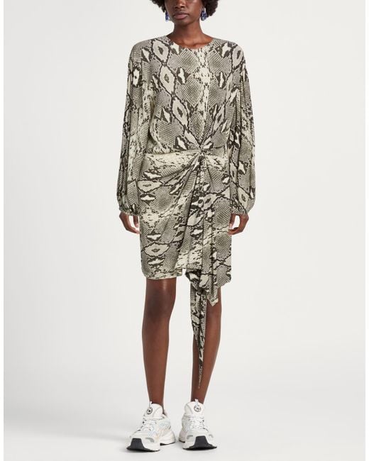 Essentiel Antwerp White Mini Dress Ecovero Viscose, Viscose