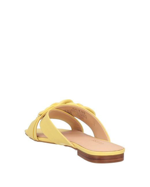 Guess Yellow Sandals
