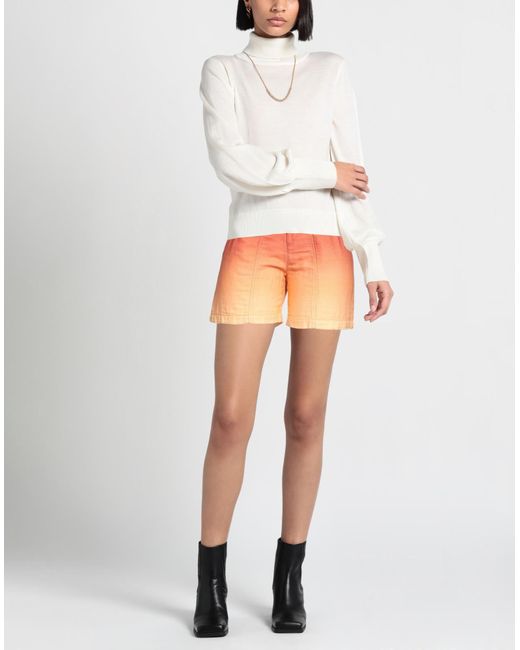 Isabel Marant Orange Kaynetd Tie-Dye Effect Shorts