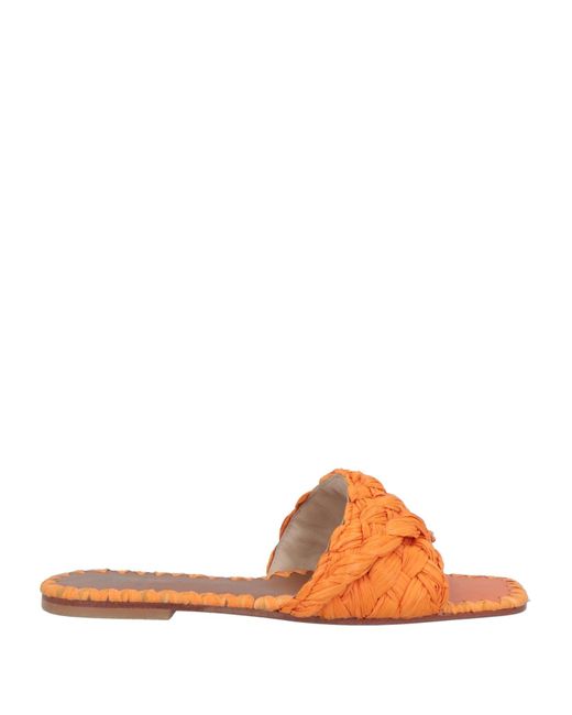 De Siena Orange Sandals