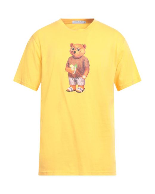 baron filou Yellow T-Shirt Organic Cotton for men