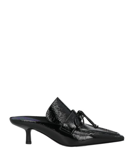 Burberry Black Mules & Clogs Leather