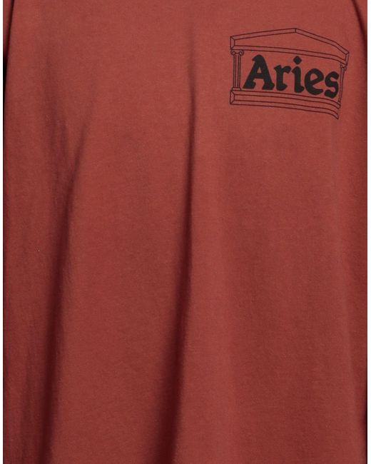 Camiseta Aries de hombre de color Red