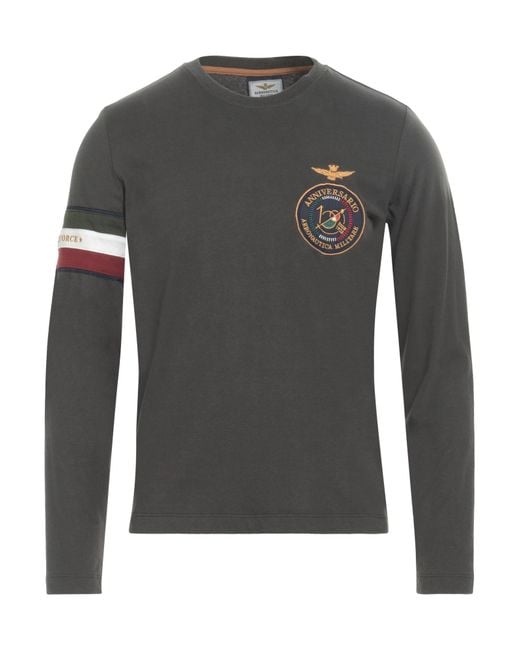 Aeronautica Militare Gray T-shirt for men