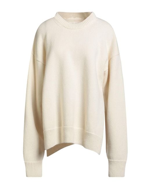 Jil Sander White Sweater Wool, Cashmere