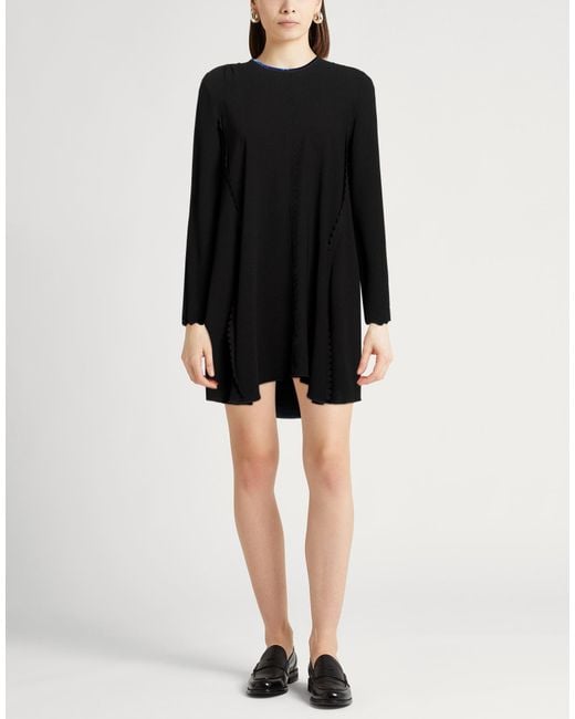 Forte_forte Black Mini Dress Polyester