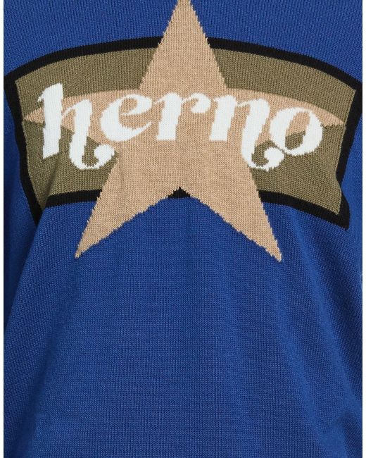 Herno Blue Sweaters for men