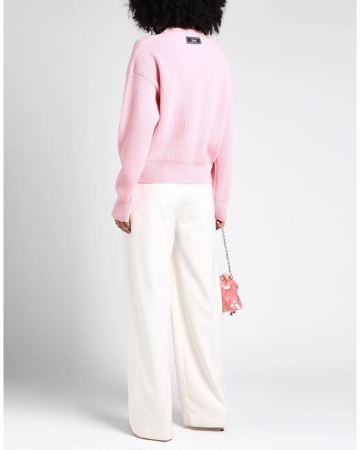 Versace Pink Sweater Virgin Wool, Viscose, Polyester