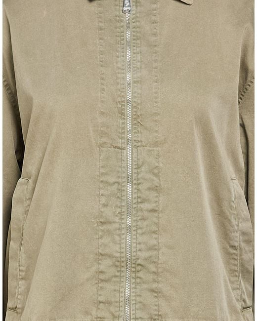 Crossley Green Khaki Jacket Cotton, Elastane