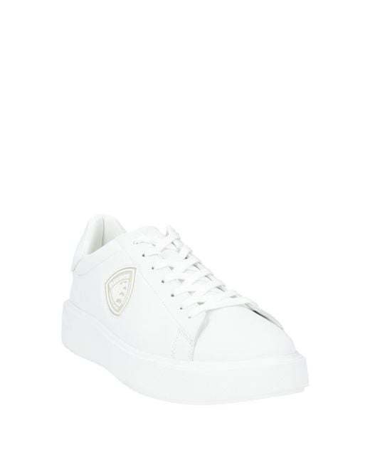 Blauer White Trainers for men