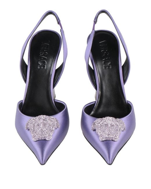 Versace Purple Pumps