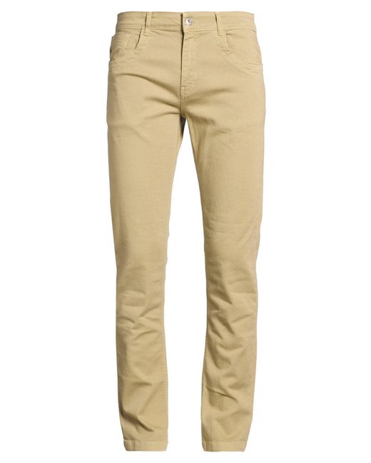 Bikkembergs Natural Camel Pants Cotton, Elastane for men