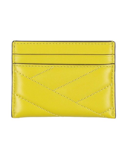 Tory Burch Yellow Cardholder