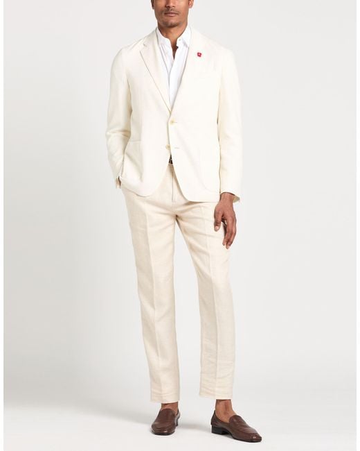 Lardini Natural Blazer Lyocell, Polyamide for men