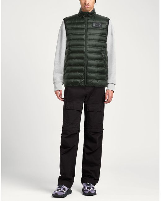 EA7 Green Vests for men
