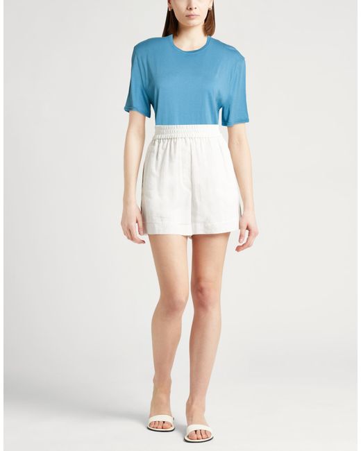 Fedeli Blue Azure T-Shirt Cotton