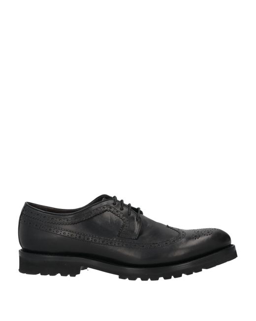 Ortigni Black Lace-up Shoes for men
