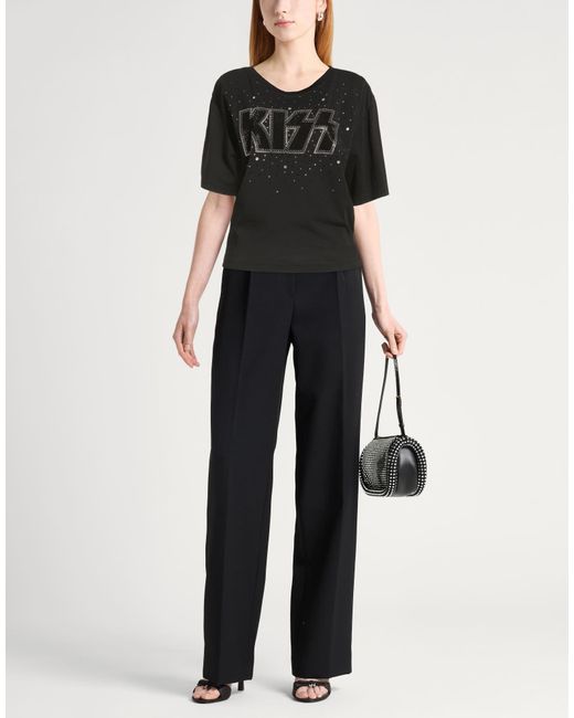 DSquared² Black T-Shirt Cotton