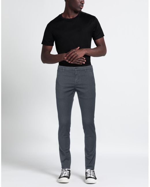 Dondup Blue Pants Cotton, Polyester, Elastane for men