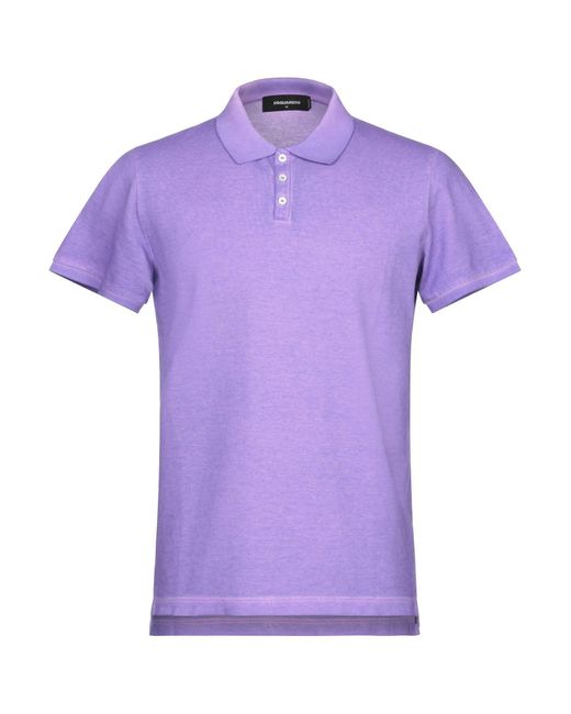 DSquared² Purple Polo Shirt for men