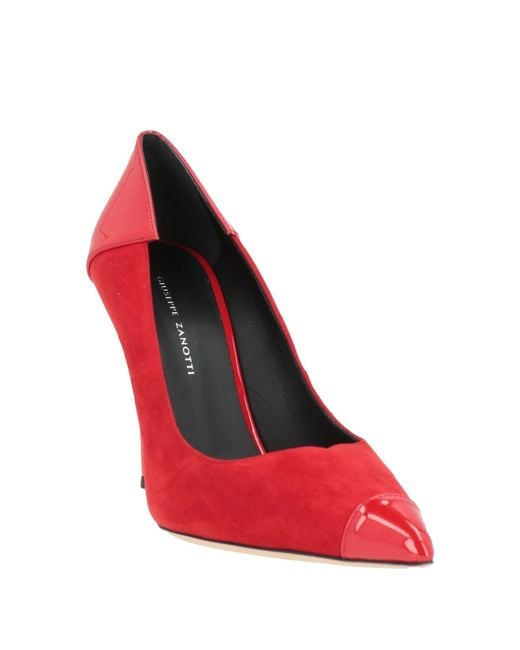Giuseppe Zanotti Red Pumps Leather