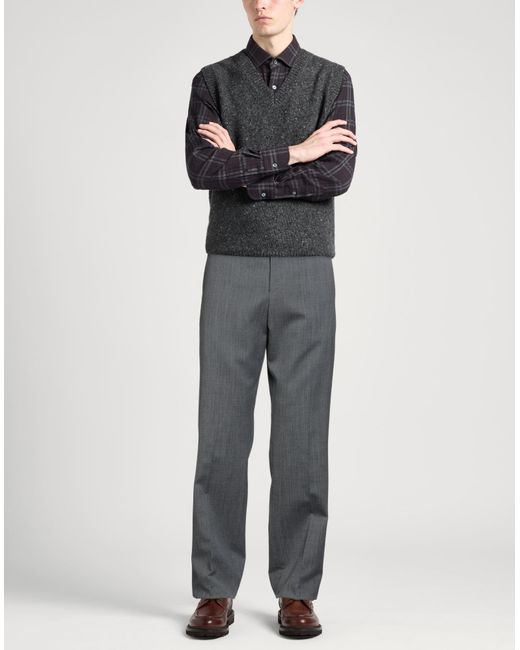 Jil Sander Gray Pants Wool for men