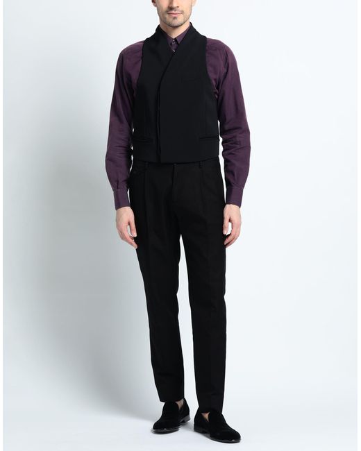 Gilet de costume Ferragamo pour homme en coloris Black