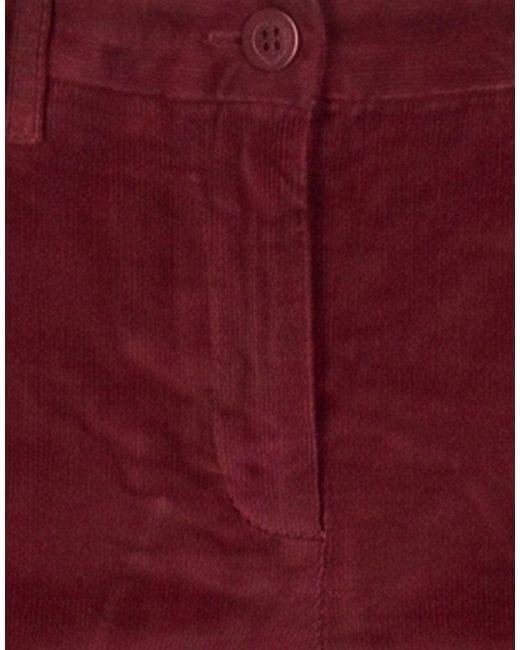 Jacob Cohen Red Pants Cotton, Elastane