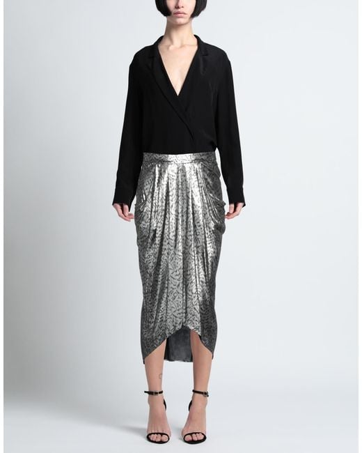 Isabel Marant Gray Midi Skirt
