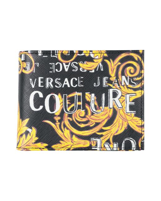 Versace Brieftasche in Metallic für Herren