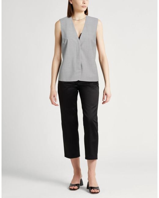 Semicouture Gray Tailored Vests