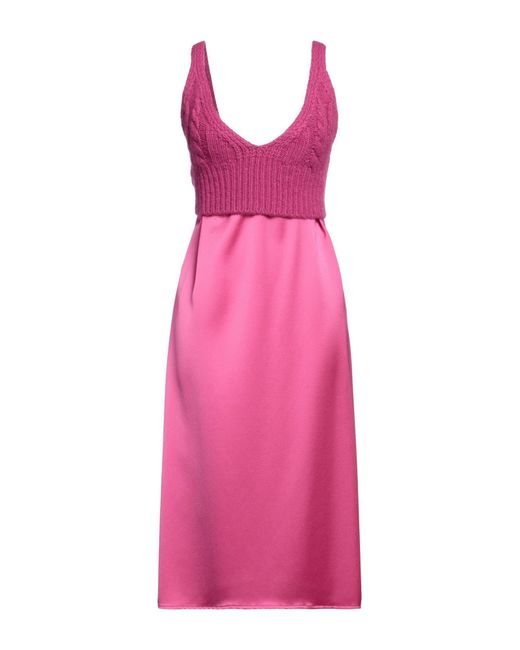 Pinko Pink Midi Dress