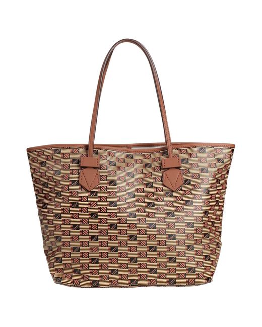 Moreau Paris Brown Saint Tropez Tote -- Handbag Textile Fibers