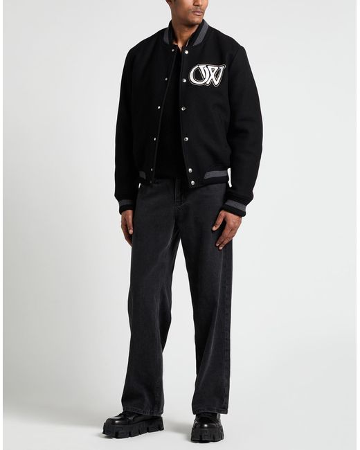 Off-White c/o Virgil Abloh Black Jacket for men