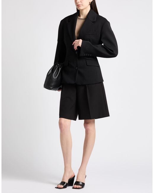 Off-White c/o Virgil Abloh Black Blazer Virgin Wool, Elastane