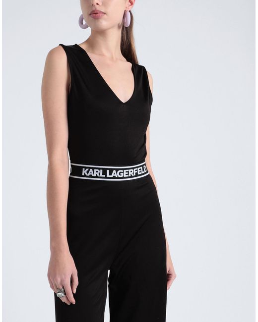 Karl Lagerfeld Black Jumpsuit