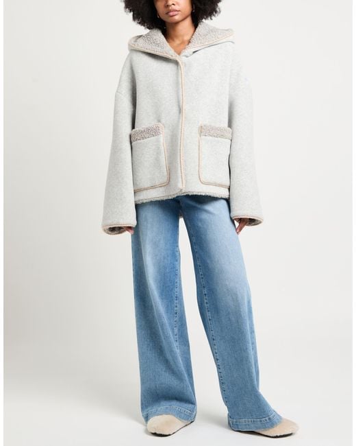 Ava Adore White Coat Polyester
