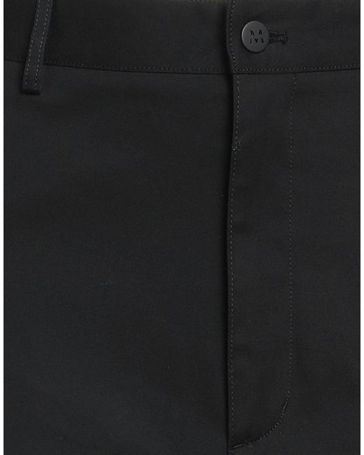 Moncler Black Pants Cotton, Elastane for men