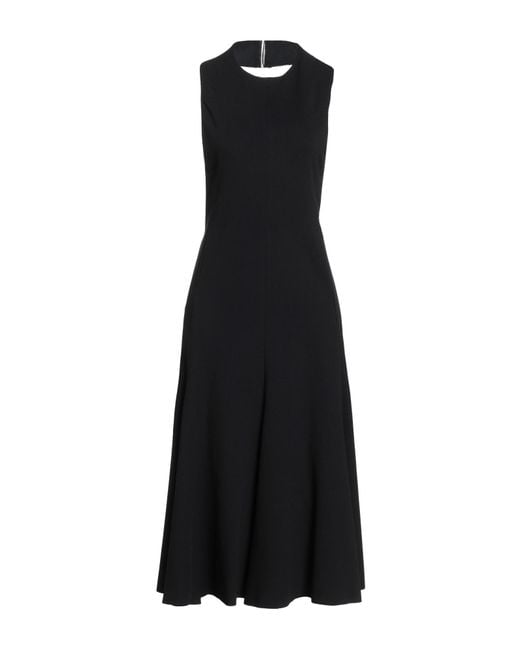 Jacquemus Black Midi Dress Viscose, Polyamide, Elastane
