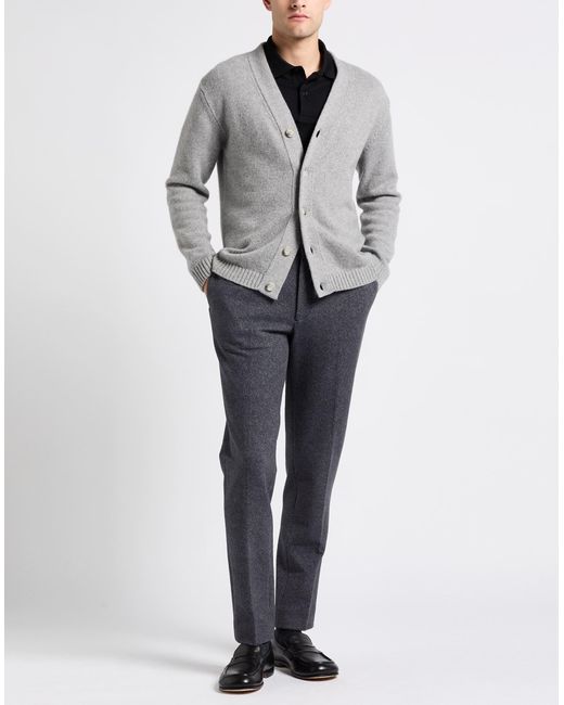 Circolo 1901 Gray Pants Cotton, Elastane for men