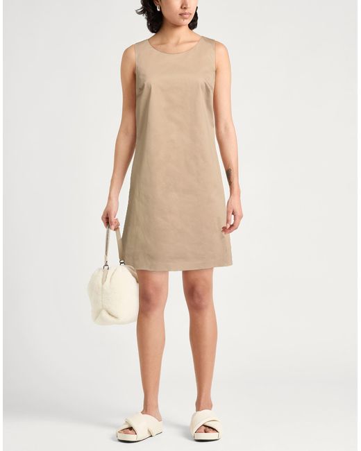 Peserico Natural Mini-Kleid