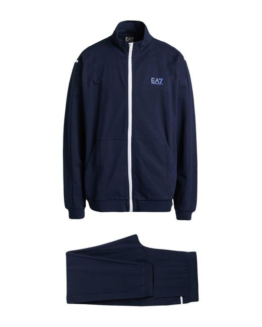 EA7 Blue Tracksuit for men