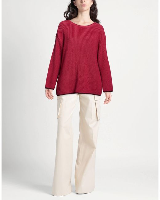 Whyci Red Sweater Wool