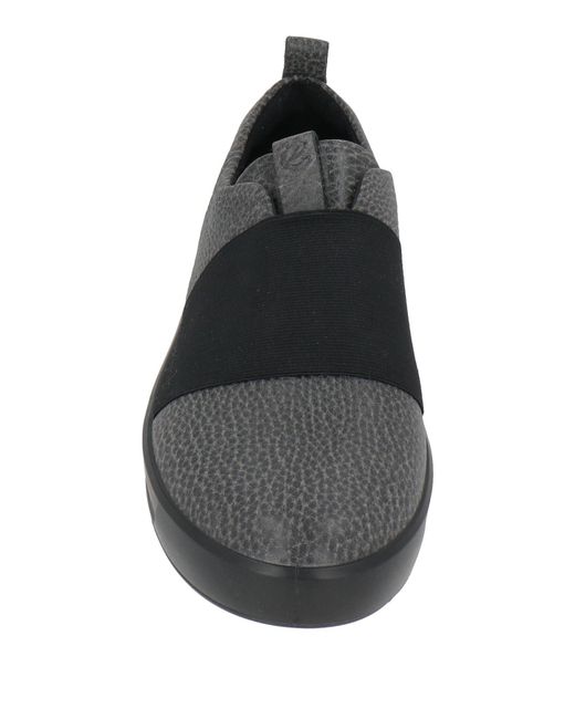 Ecco Black Sneakers Leather