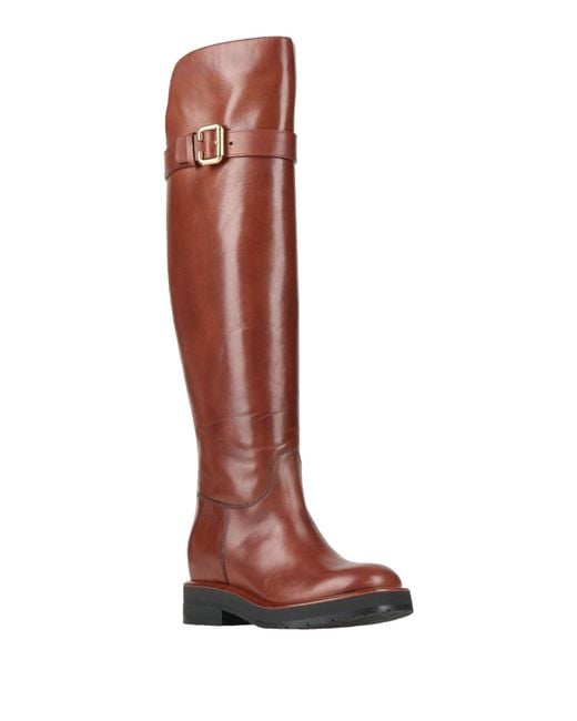 Chloé Brown Boot Leather