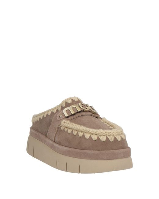 Mou Brown Mules & Clogs