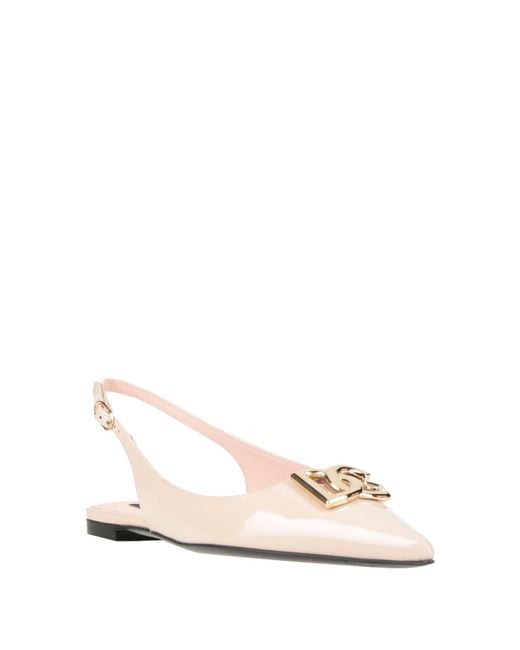 Dolce & Gabbana Natural Ballet Flats