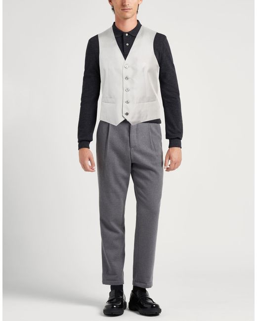 Corneliani White Waistcoat for men